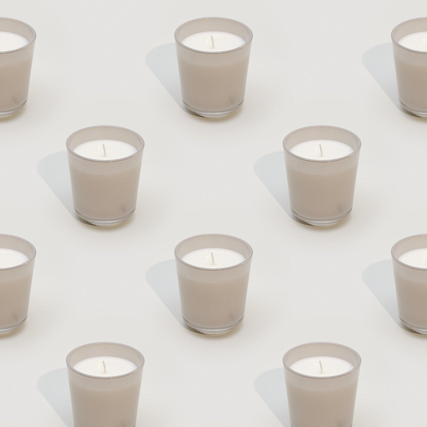 Jasmin Grey - Duftlys, Colorama Neutral tones 200g - Bougies la Francaise