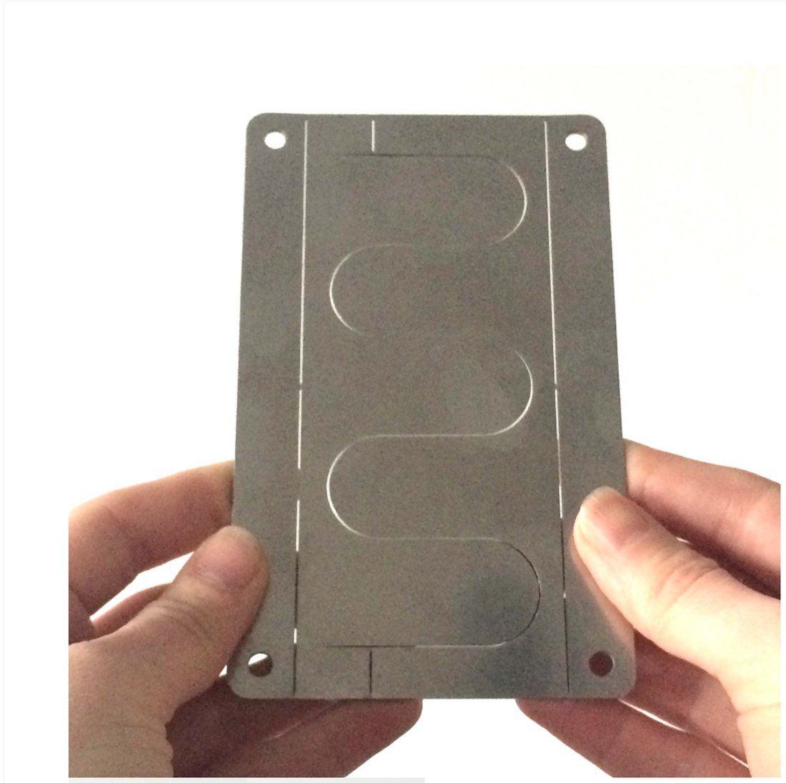 Knagerække m. 3 knage i Recycled metal - Mo Man Tai