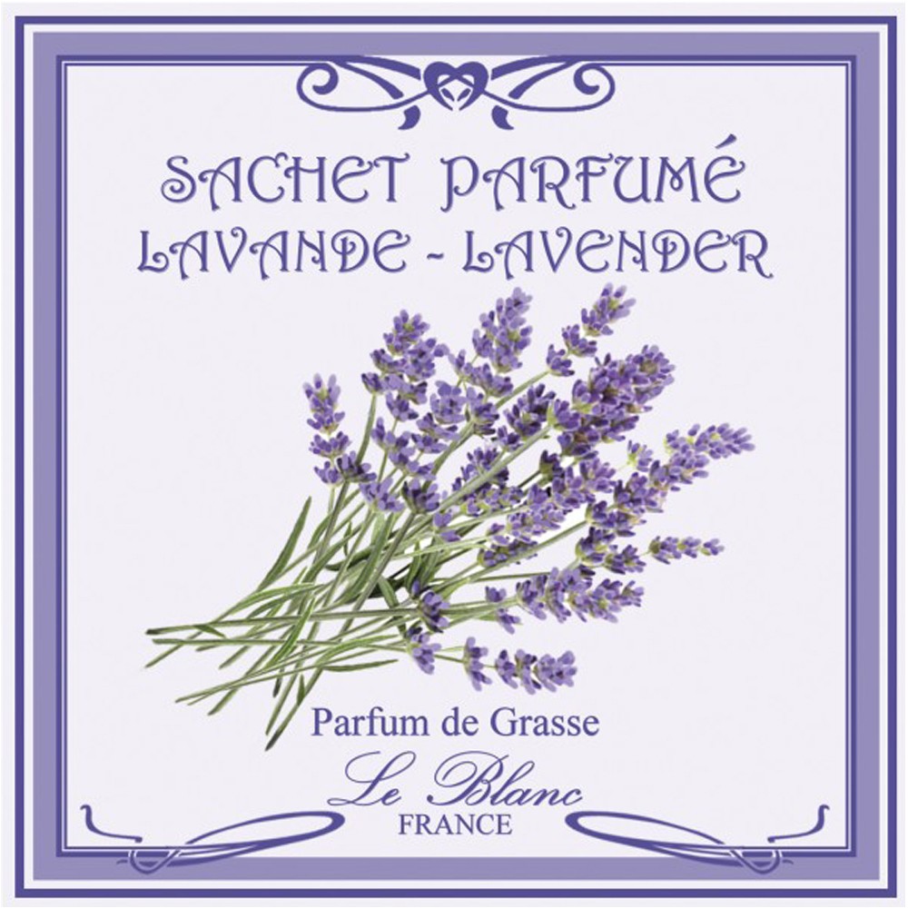Lavendel Duftpose m. Potpourri til skabe & skuffer - Le Blanc