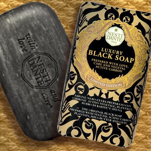 Nesti Dante Håndsæbe m. Luxury Black Soap - Afrikanske blomster - 250g