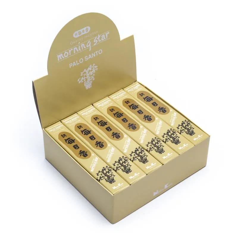 Morning Star Røgelse m. Palo Santo - 50 stk. Japanske røgelsespinde