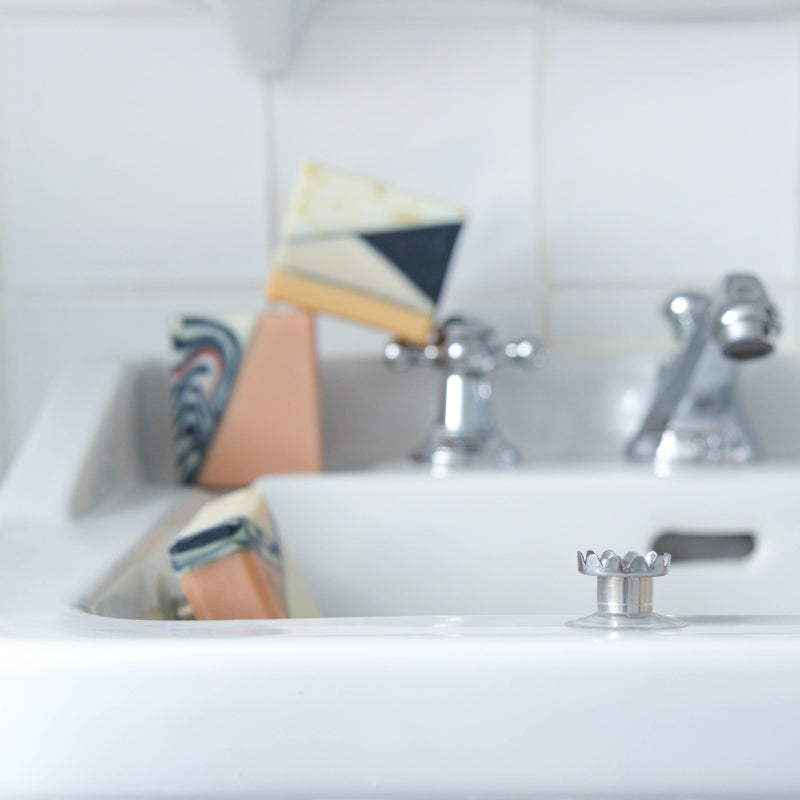 Magnetiske sæbeholder med sugekop til faste håndsæbe - Chamarrel