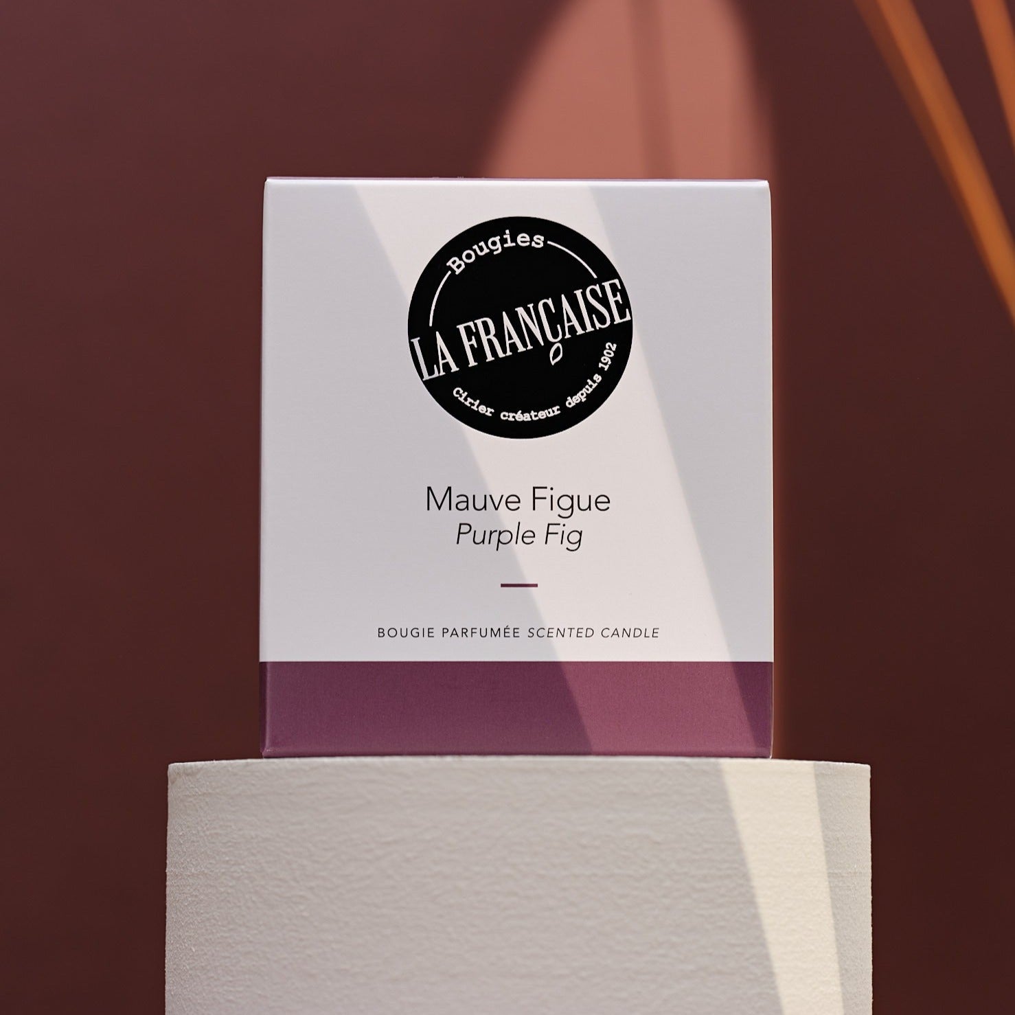 Purple Fig - Duftlys, Colorama Warm tones 200g - Bougies la Francaise