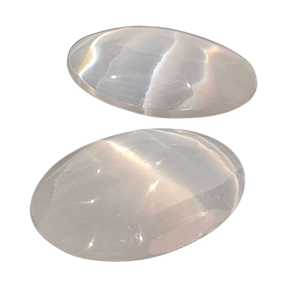 Selenit Palmstone - Hvid Selenit Krystal