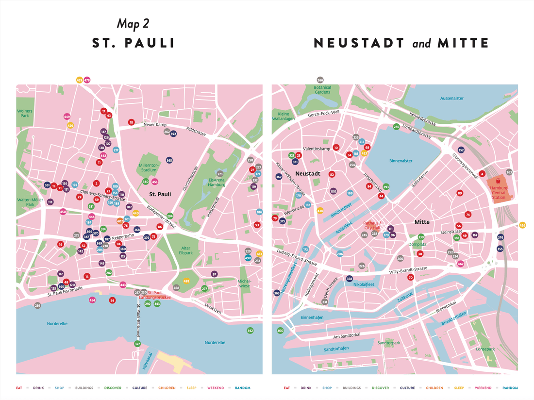 New Mags - Coffee Table book & Rejseguide - The 500 Hidden Secrets of Hamburg