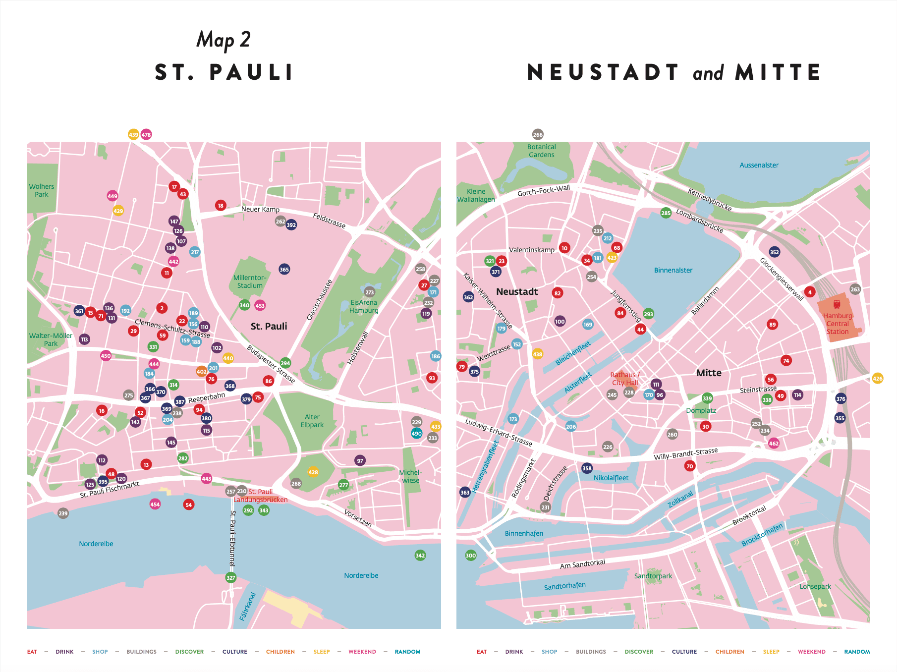 New Mags - Coffee Table book & Rejseguide - The 500 Hidden Secrets of Hamburg