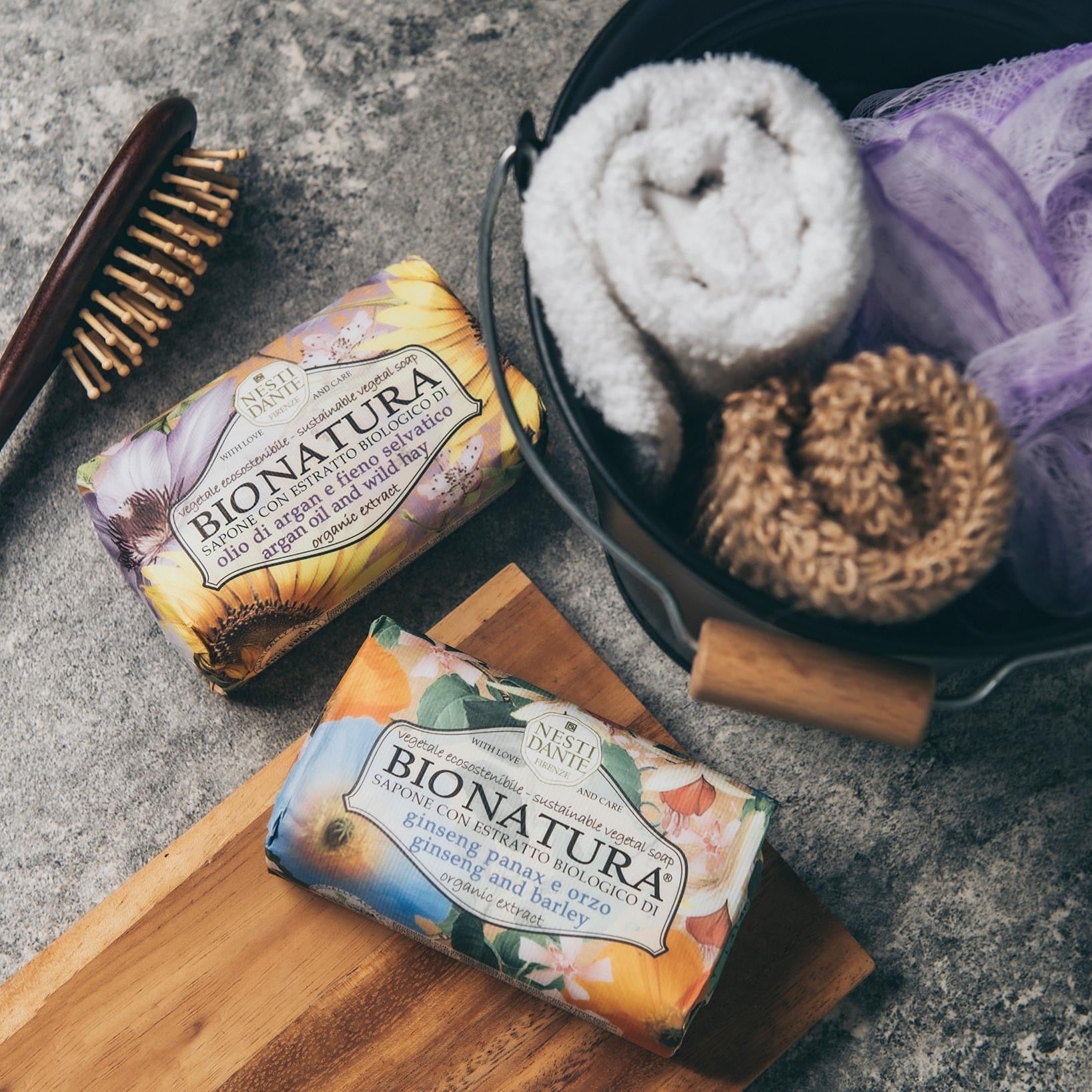 Nesti Dante sæbe – Ginseng & byg | Naturlig luksus til blød og næret hud