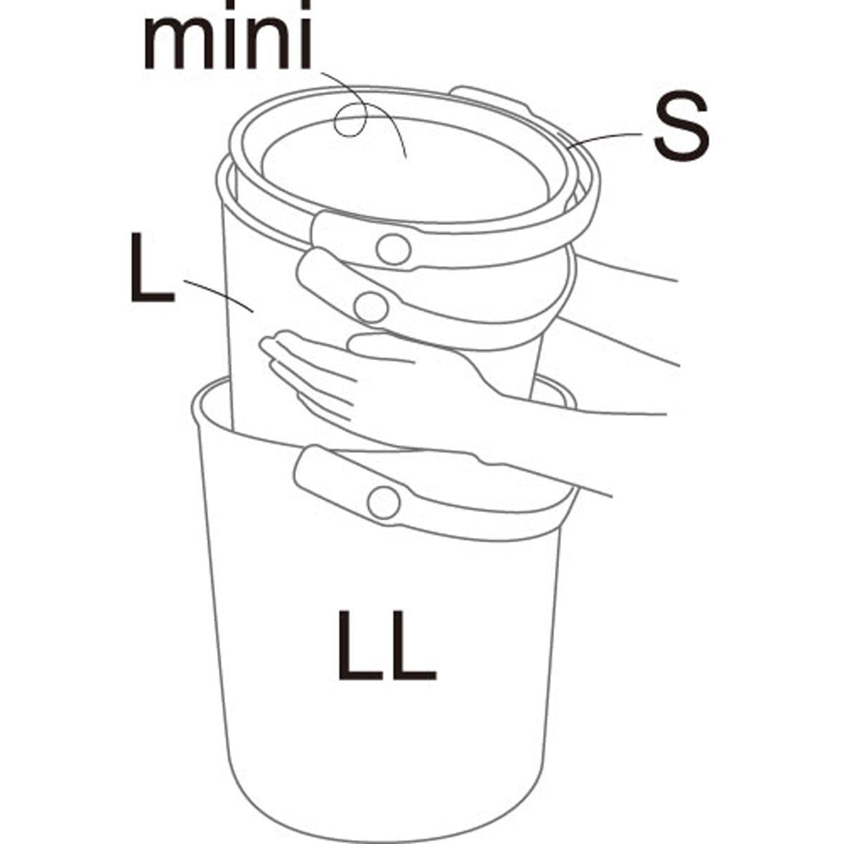 Omnioutil spande til affaldssortering, opbevaring og køkkenkompost - Baked Green