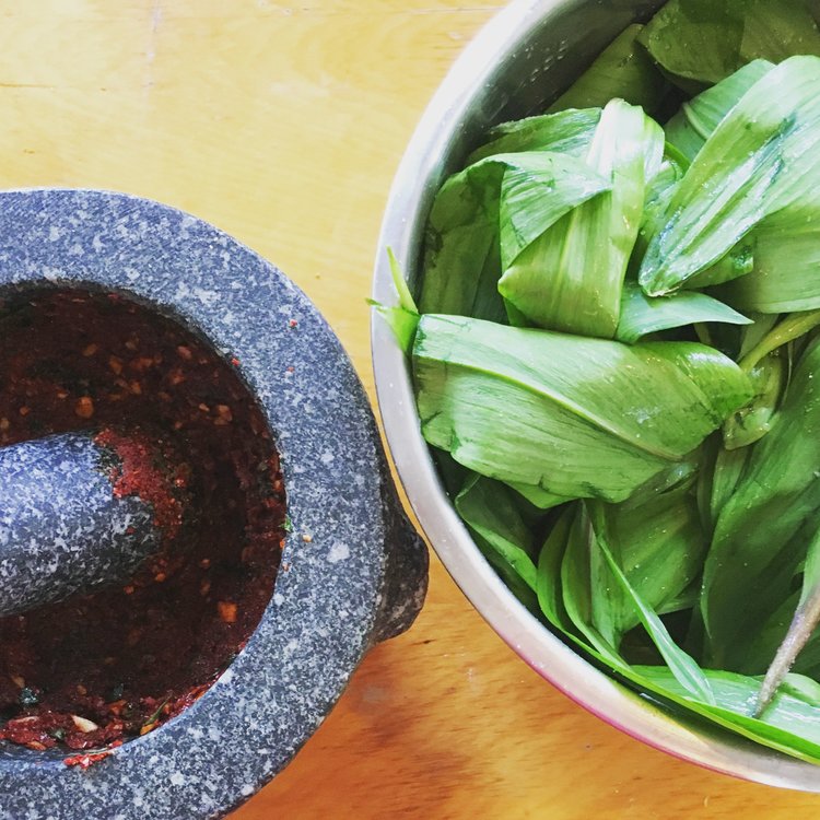 Opskrift: Kimchi med vilde ramsløg - Ramp Kimchi