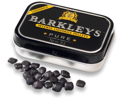 BARKLEYS LAKRIDS PASTILLER - INTENS &amp; SMAGFULD LAKRIDS I RETRO DÅSE