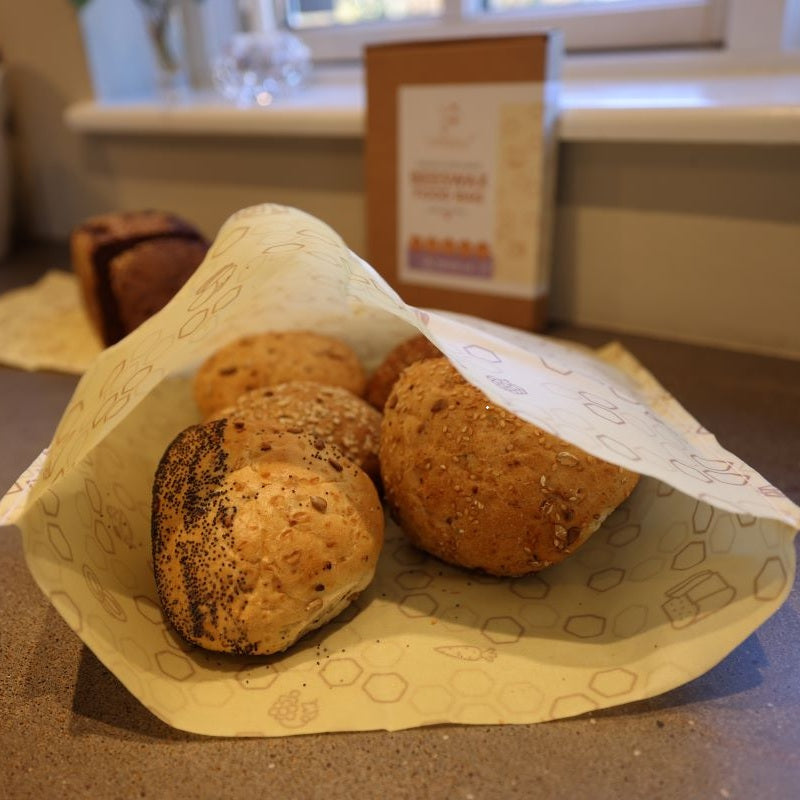Bivoksposer | Brødposer, madpakker &amp; genanvendelig madopbevaring