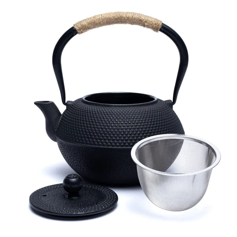 Tekande i emaljeret støbejern (Tetsukyusu) | Vælg mellem 3 størrelser