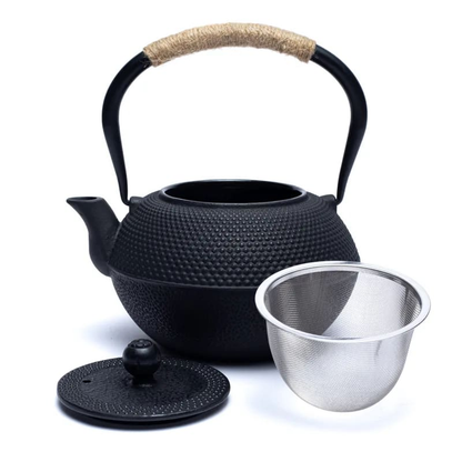 Tekande i emaljeret støbejern (Tetsukyusu) | Vælg mellem 3 størrelser