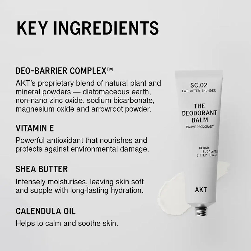 AKT Deodorant Balm - naturlig deodorant - 4 varianter
