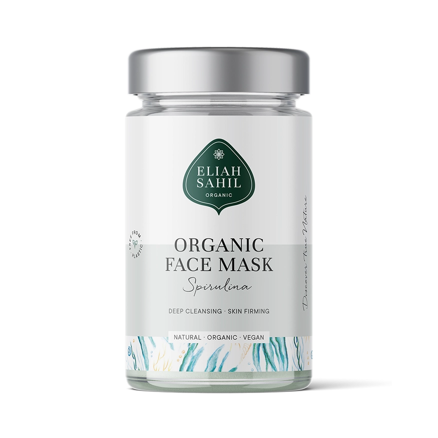 Eliah Sahil Organic face mask - naturlig ansigtsmaske med spirulina til dybderens