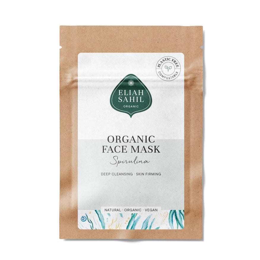 Eliah Sahil Organic face mask - naturlig ansigtsmaske med spirulina til dybderens