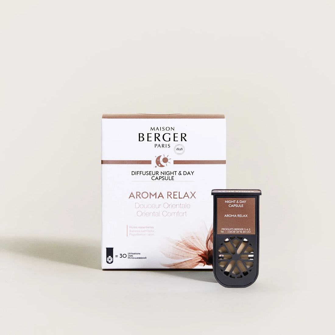 Maison Berger refill – Aroma Relax | Duft til vækkeur