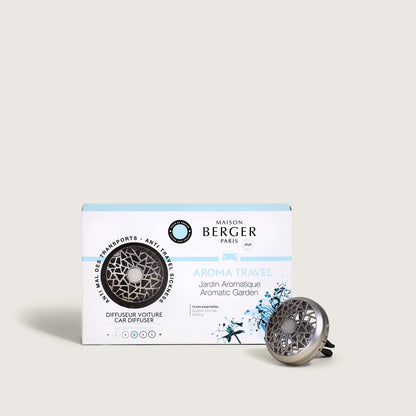 Maison Berger luftfrisker til bilen med Aroma Travel mod køresyge