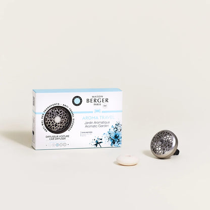Maison Berger luftfrisker til bilen med Aroma Travel mod køresyge