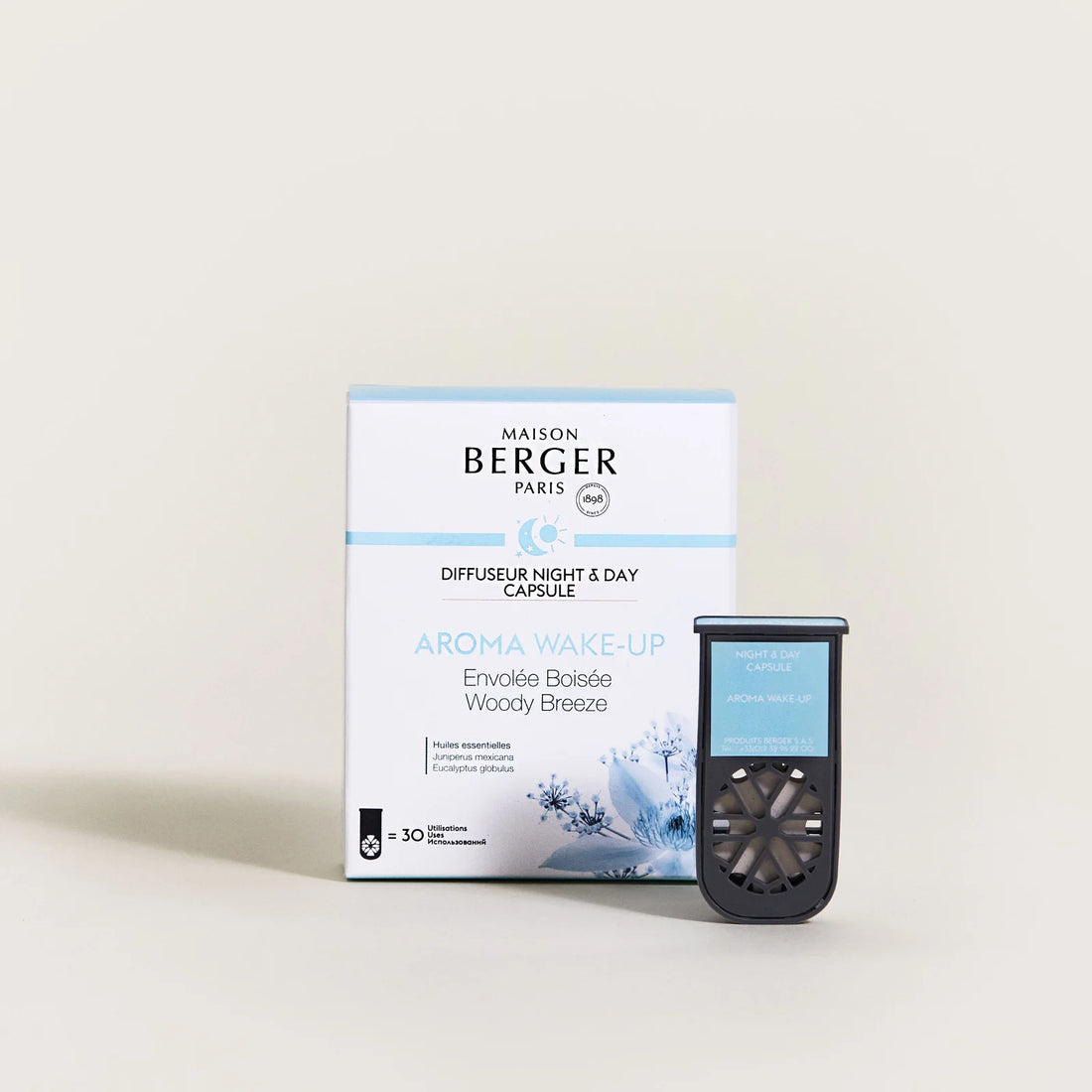 Maison Berger refill – Aroma Wake-Up | Duft til vækkeur