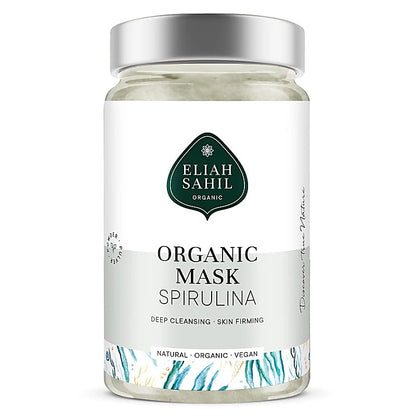 Ansigtsmaske med spirulina