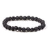 Lavasten armbånd med vulkanske perler til grounding og aromaterapi