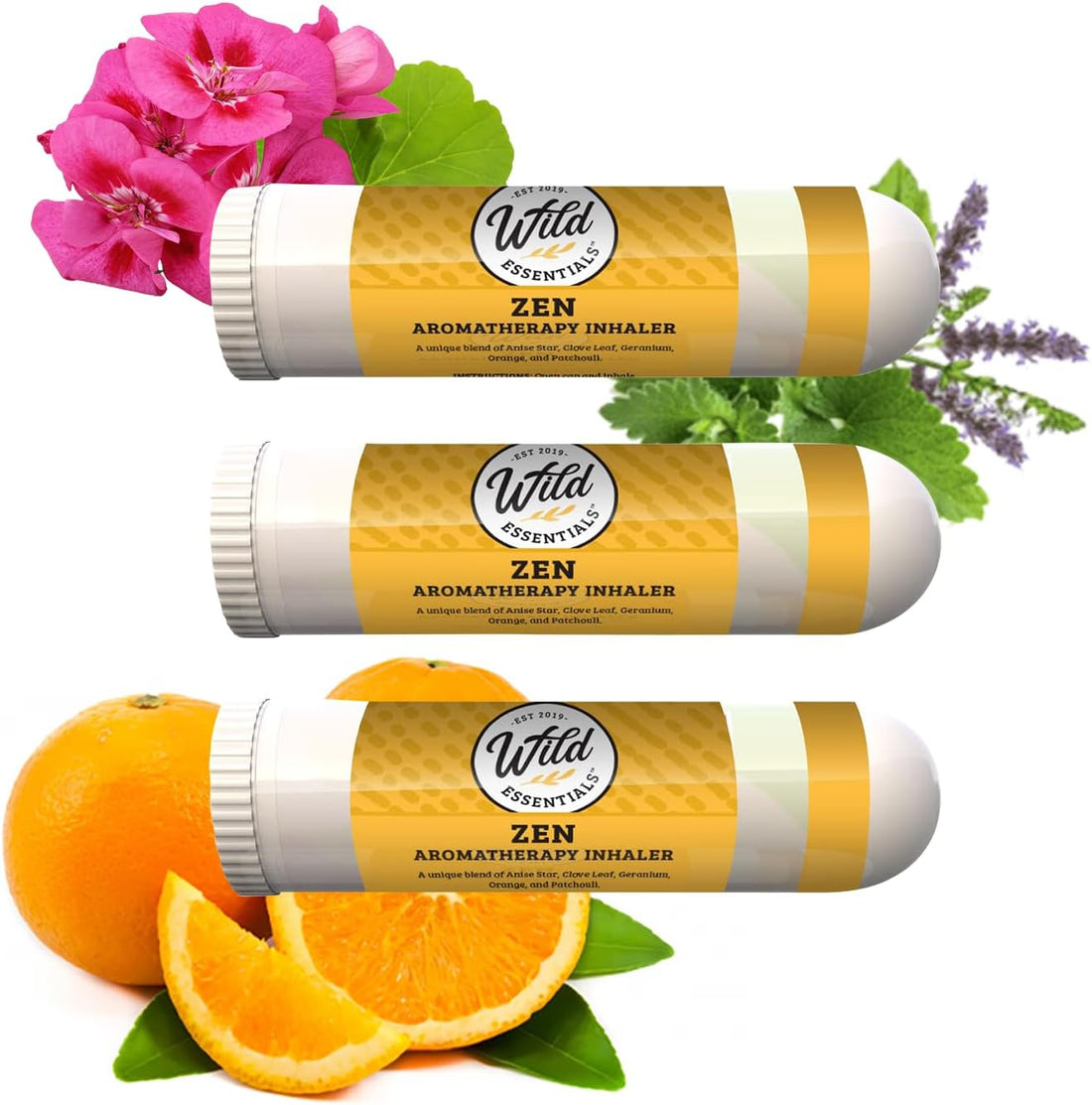 Naturlig ro & stresslindring – Zen næseinhalator med 100 % æteriske olier.