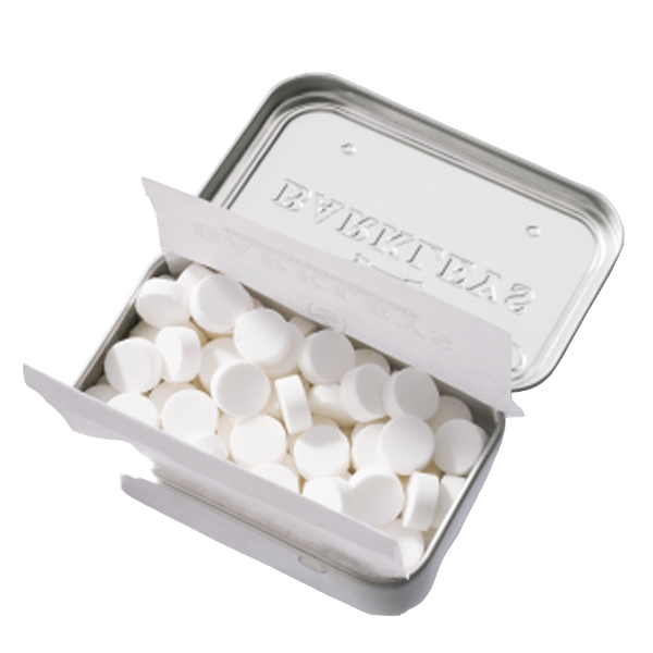 Barkleys Mint Lakrids Pastiller – frisk mint møder sød lakrids i smuk retro æske. Vegansk, naturlig og tastefully intense.