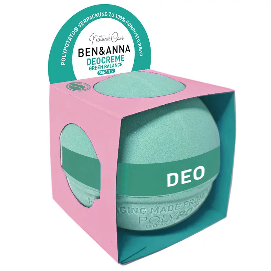 BEN &amp; ANNA - POLY POTATO NATURLIG DEODORANT CREAM - GREEN BALANCE