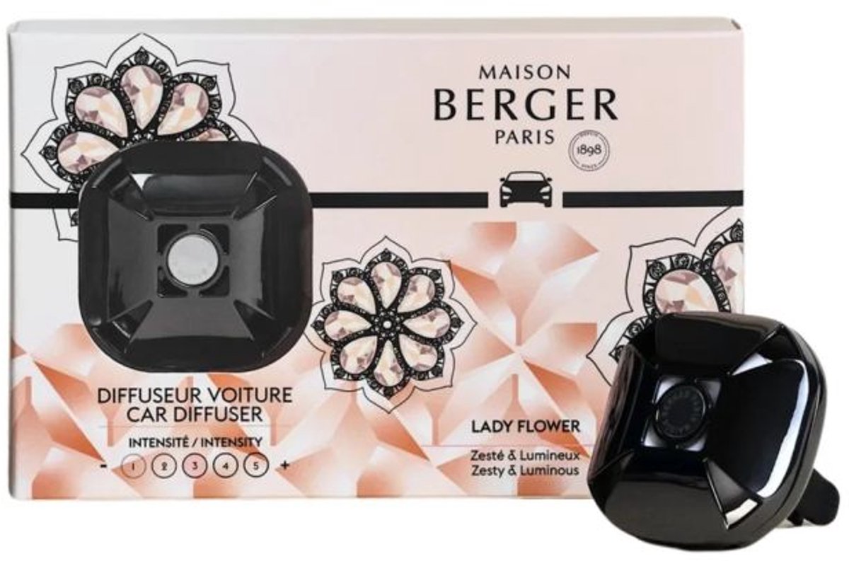 Maison Berger Bildiffuser sæt - eksklusiv duft til bilen