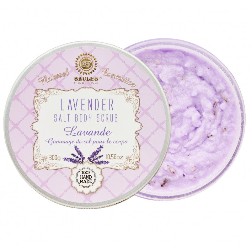 Saules Riga Body Scrub til blød, rolig og velplejet hud – Lavendel & Shea Butter