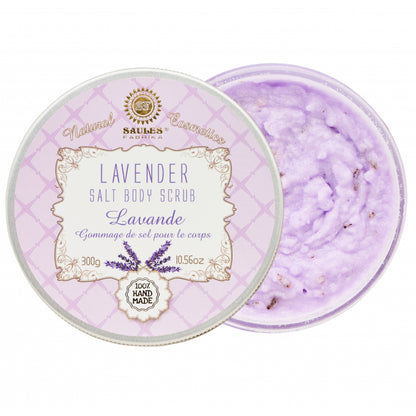 Saules Riga Body Scrub til blød, rolig og velplejet hud – Lavendel &amp; Shea Butter