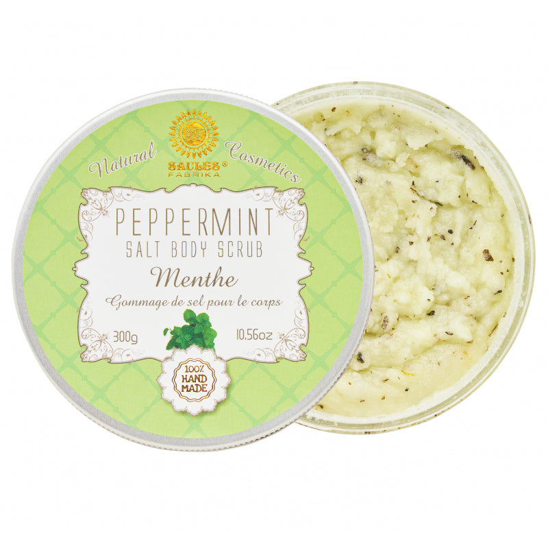 Saules Riga Body Scrub til glat, frisk og velplejet hud – Pebermynte & Shea Butter