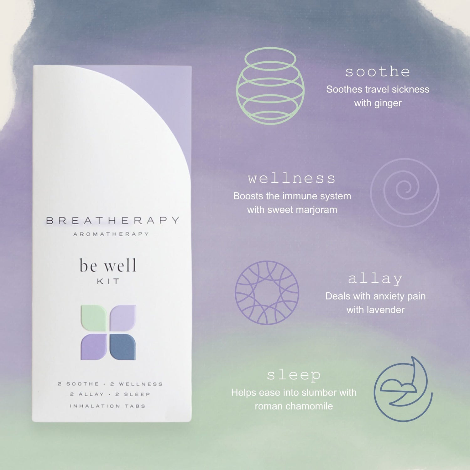 Naturlig aromaterapi til balance &amp; velvære – Be Well Patches (8 stk.)