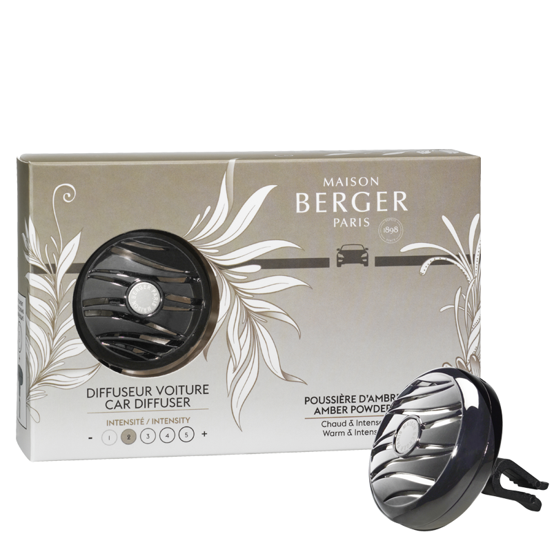 Maison Berger luftfrisker til bilen med Amber Powder