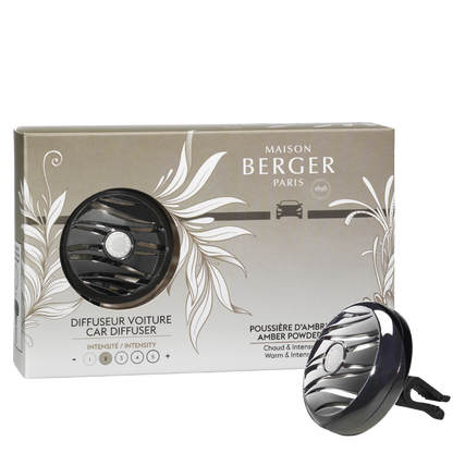 Maison Berger Bildiffuser &amp; Amber Powder - Luftfrisker til bil