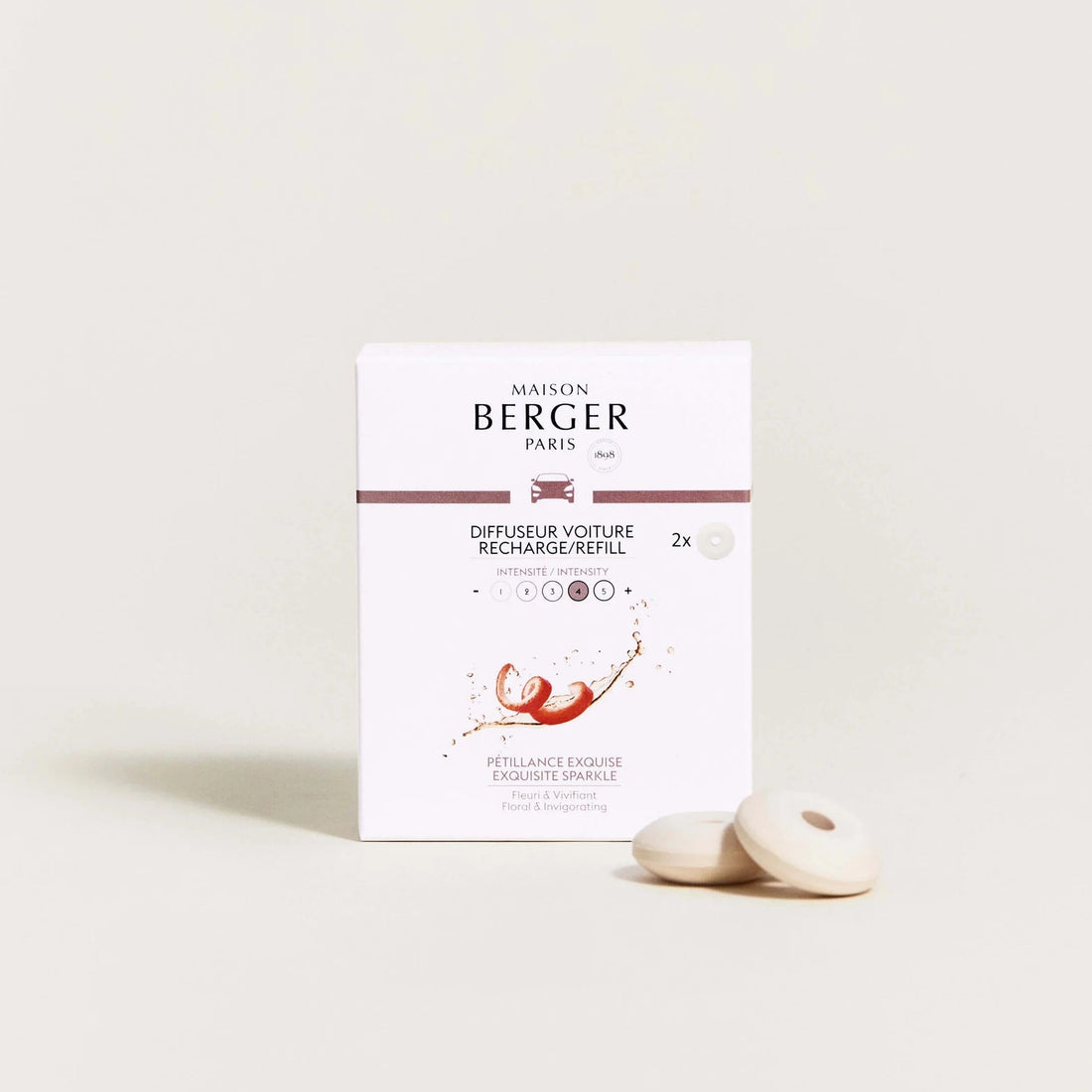 Exquisite Sparkle - Refill til Bil Diffuser - Krydret duft - Maison Berger