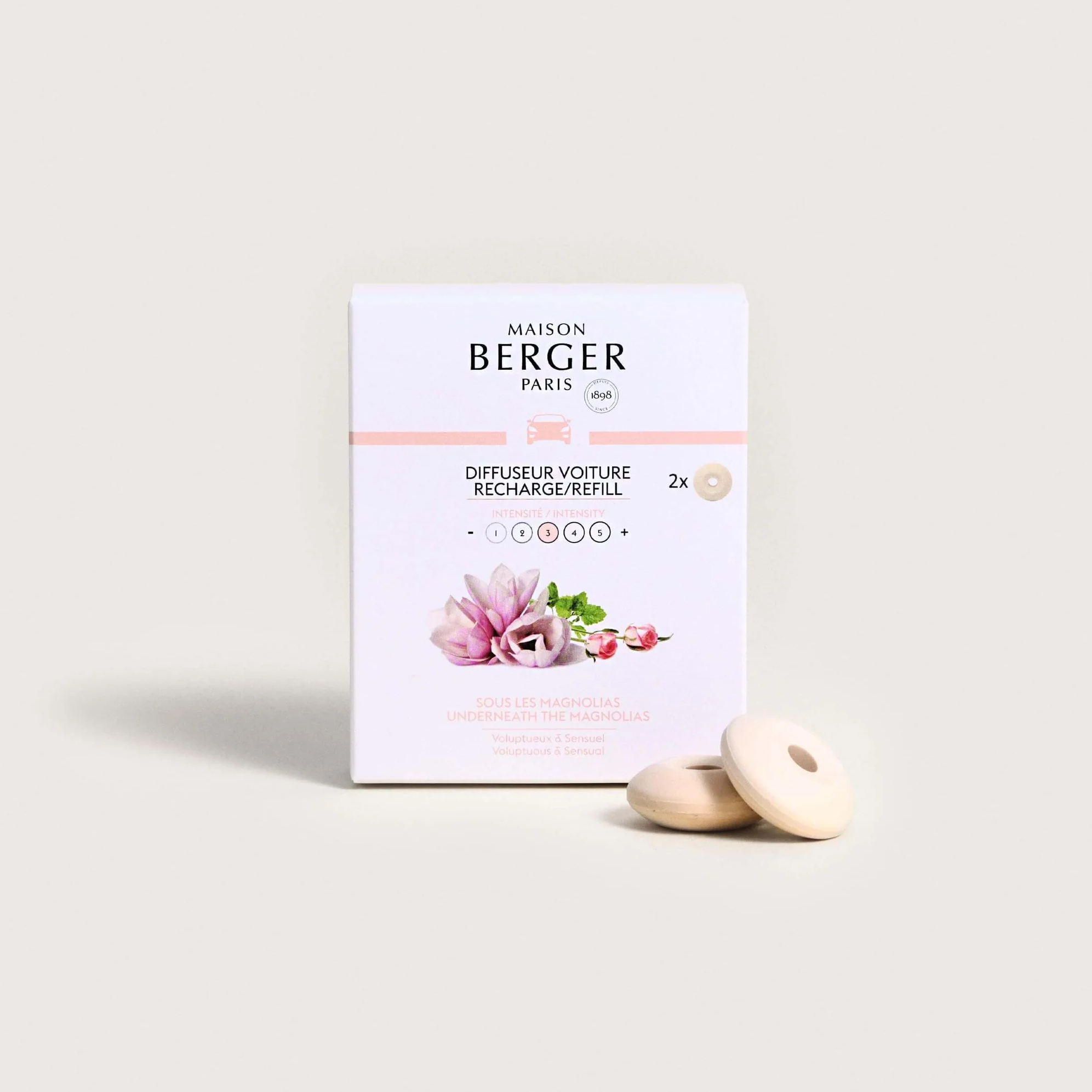 Maison Berger bilduft refill med blomsterduft