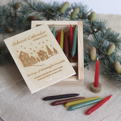 Bivoks adventskalender - 24 kalenderlys