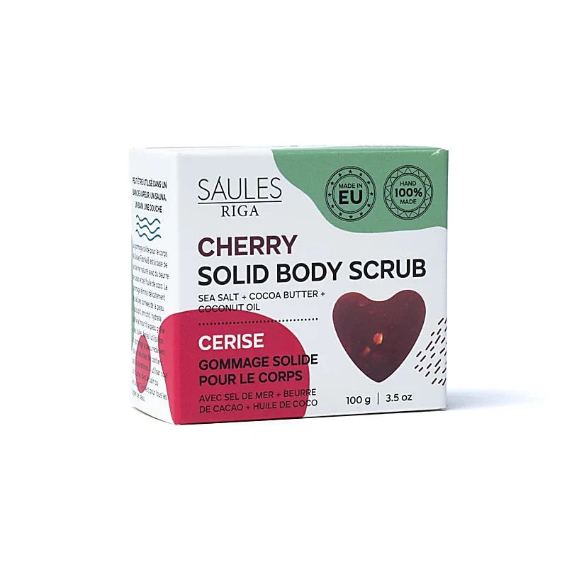 Body Scrub bar fra Saules Riga kirsebær