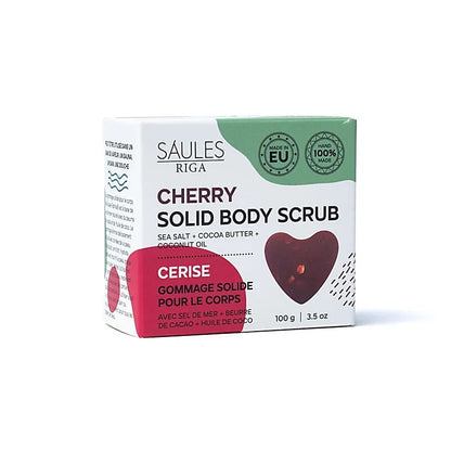Body Scrub bar fra Saules Riga kirsebær