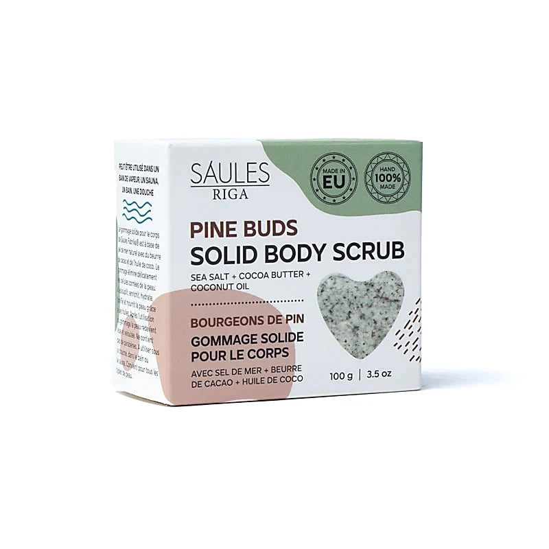 Body Scrub bar fra Saules Riga nåleskov