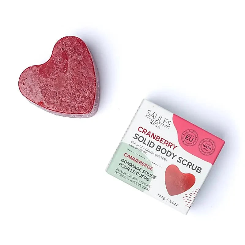 Body Scrub bar fra Saules Riga tranebær