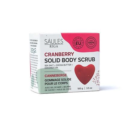 Body Scrub bar fra Saules Riga tranebær