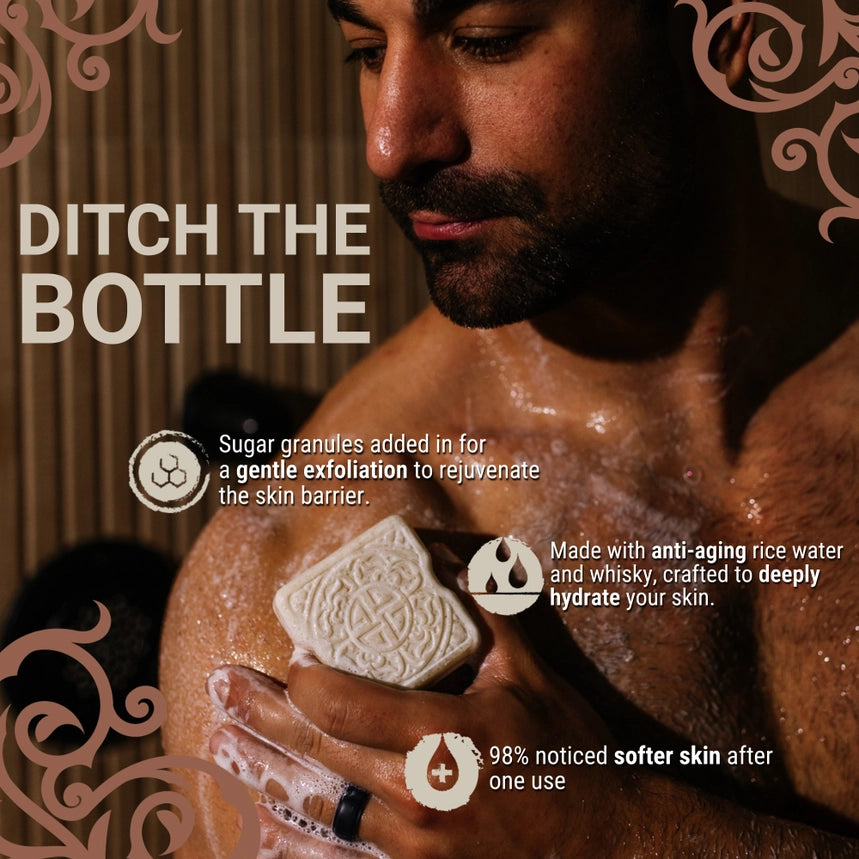 Body Wash, Sugar Scrub &amp; Body Butter Bar