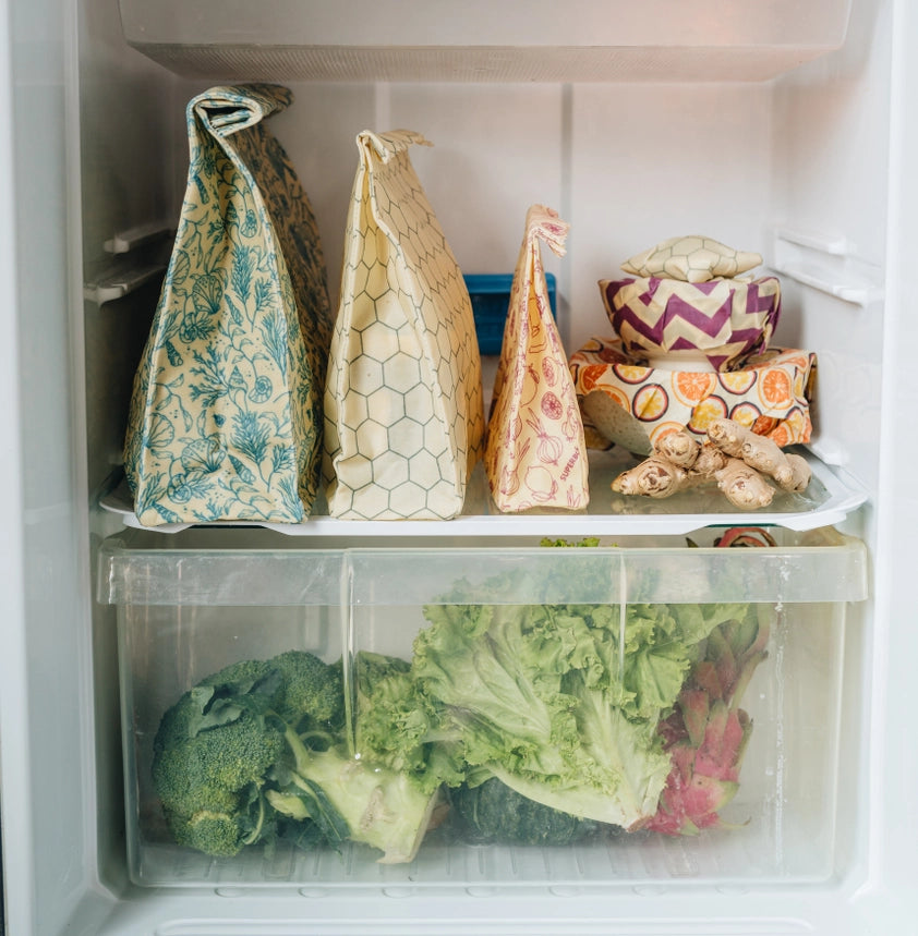 Plastikfri lunch bag i bivoks – en naturlig, genanvendelig og stilfuld løsning til madpakker, snacks og hverdag på farten.