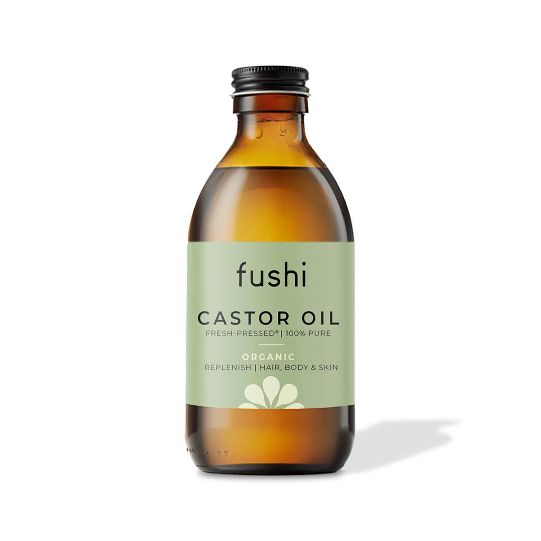 Fushi Castor oil 100% ren & økologisk | hårvækst, glød & intensiv pleje
