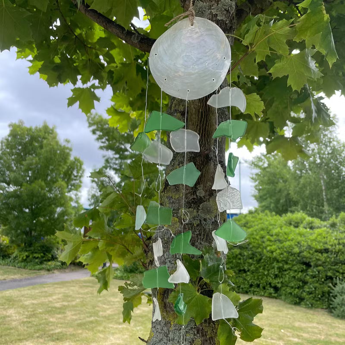 COPIS &amp; GLASS DROP – GRØN &amp; HVID