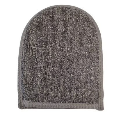 Charcoal vaskekulde | Handske, rygskrubber &amp; vaskepad