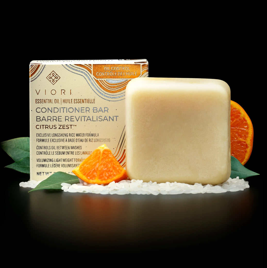 En frisk og plejende conditioner bar med Citrus Zest & Rice Water, der giver håret volumen, styrke og en silkeblød finish.